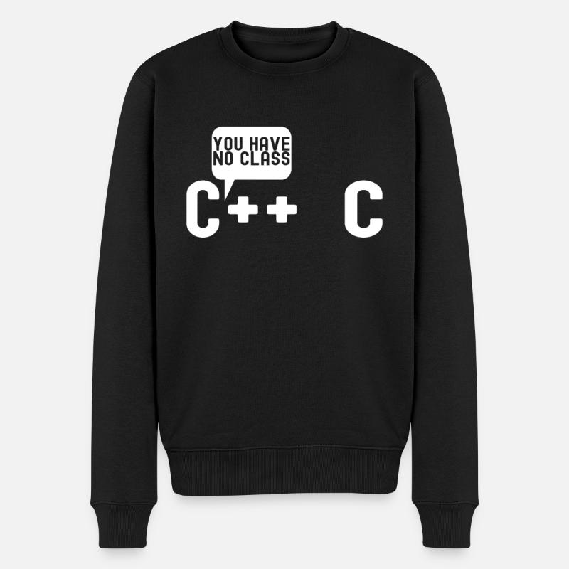 Programmierer Informatiker - Männer Premium Bio Pullover - Schwarz