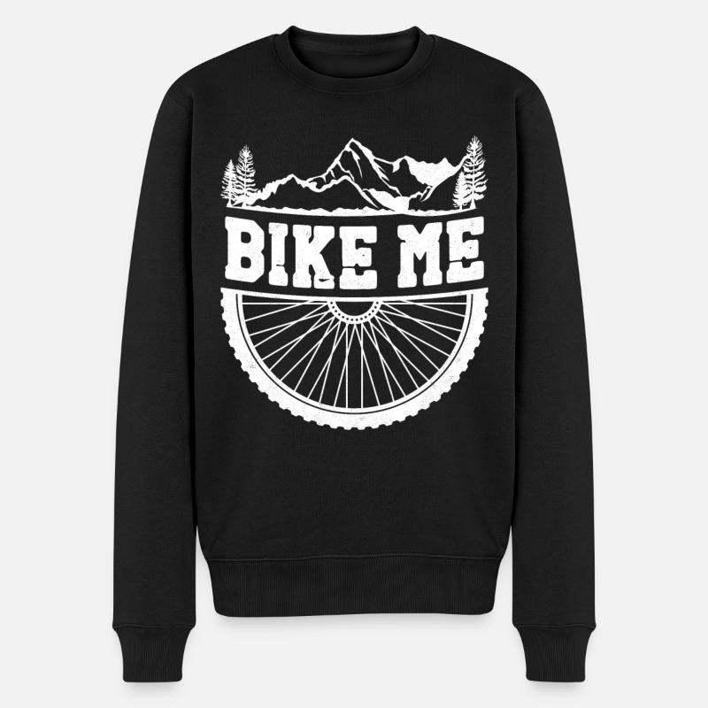 Enduro VTT VTT Équitation - Pull Premium bio Homme - noir