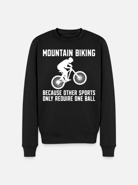 Enduro VTT VTT Équitation - Pull Premium bio Homme - noir