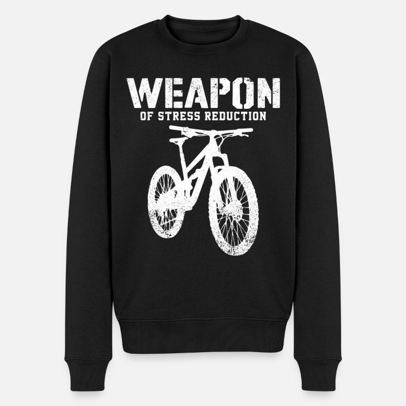 Enduro VTT VTT Équitation - Pull Premium bio Homme - noir