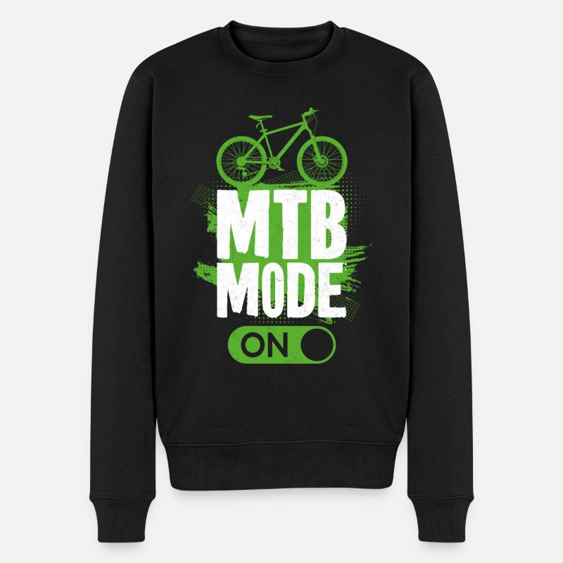 Enduro VTT VTT Équitation - Pull Premium bio Homme - noir