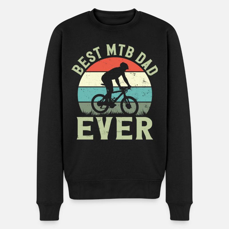 Enduro VTT VTT Équitation - Pull Premium bio Homme - noir