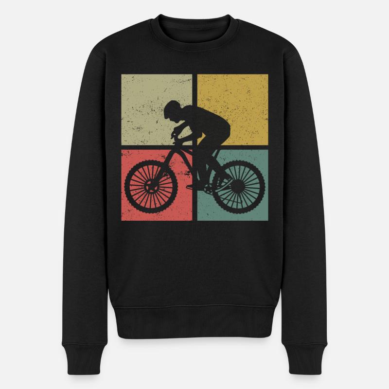 Enduro VTT VTT Équitation - Pull Premium bio Homme - noir