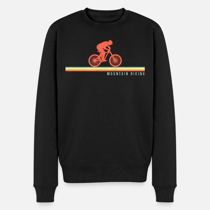 Enduro VTT VTT Équitation - Pull Premium bio Homme - noir