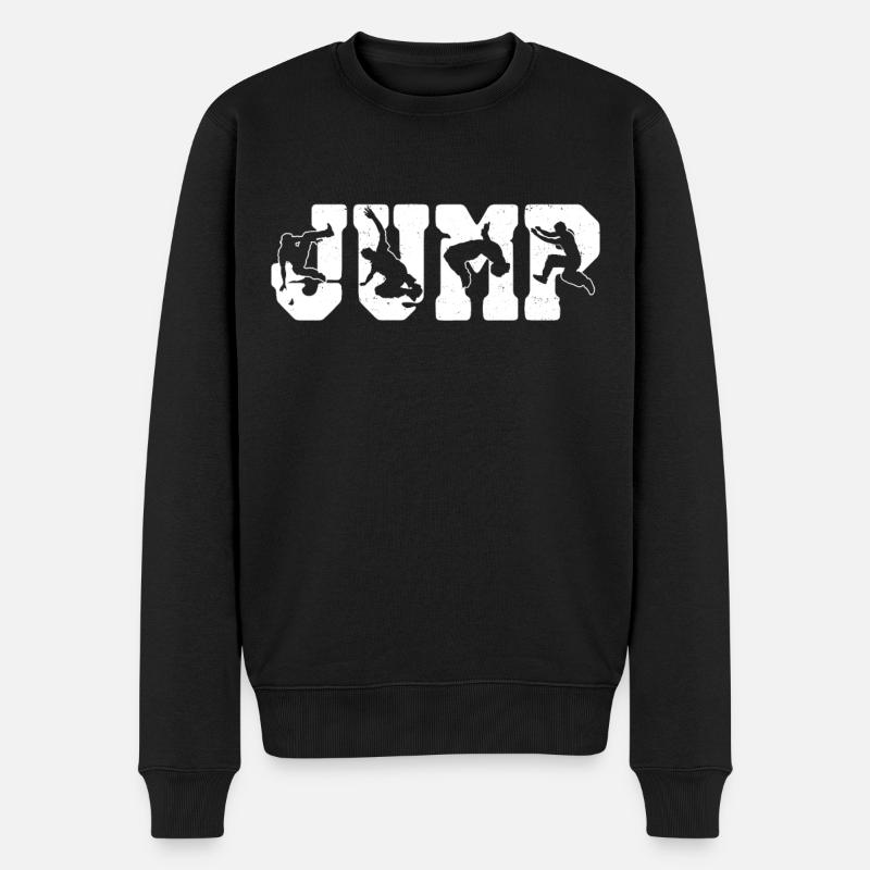 Parkour Free Running Traceur - Pull Premium bio Homme - noir