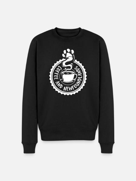 Coffee and Newfoundlanders - Men's Premium Organic Jumper - black