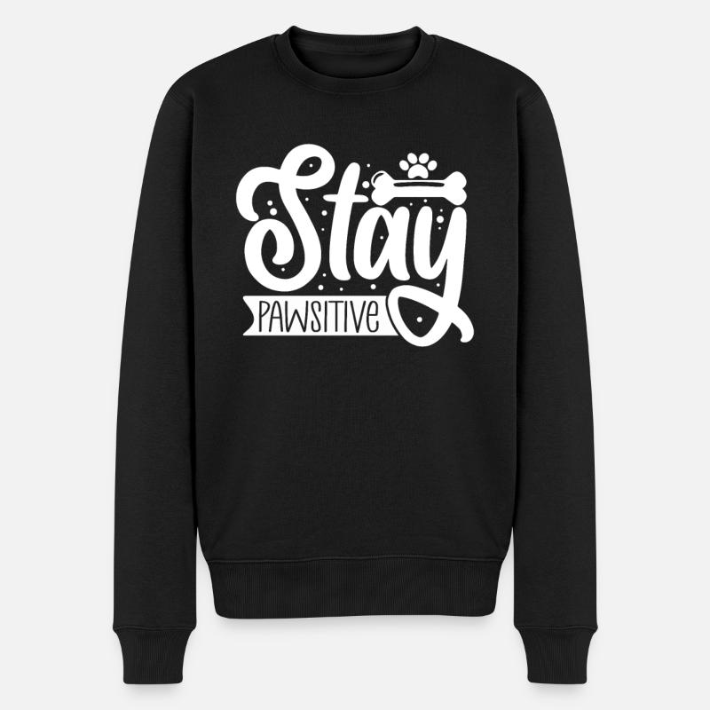 Restez convivial - Pull Premium bio Homme - noir