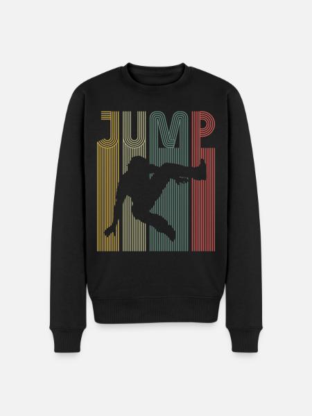 Parkour Free Running Traceur Retro - Pull Premium bio Homme - noir