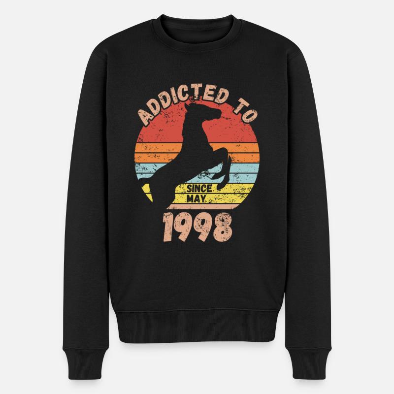 Anniversaire Équitation Mai 1998 - Pull Premium bio Homme - noir