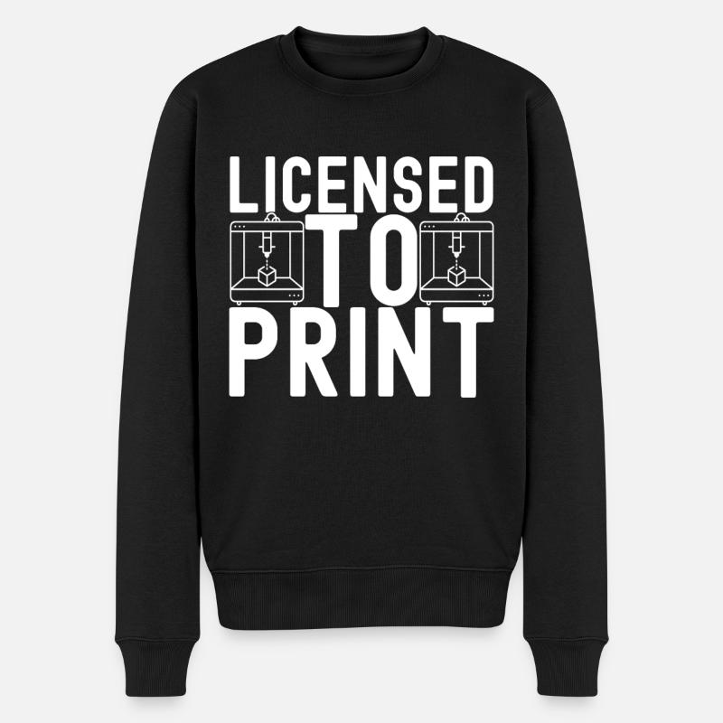 Impression 3D - Pull Premium bio Homme - noir