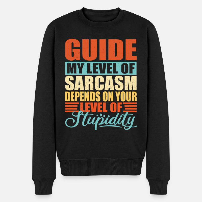 Guide Tourguide Disant - Pull Premium bio Homme - noir