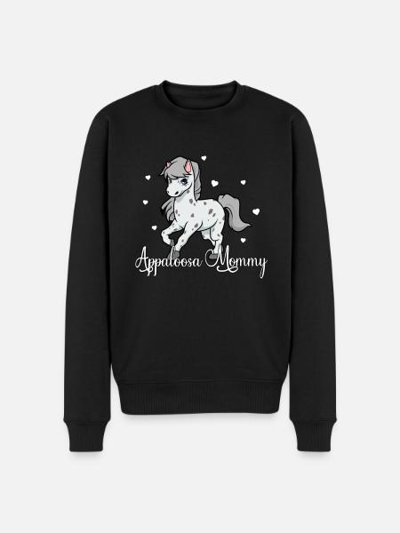 Horse lovers - Appaloosa Mommy - Men's Premium Organic Jumper - black