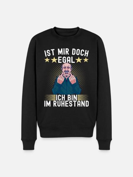 Ruhestand Rente - Männer Premium Bio Pullover - Schwarz