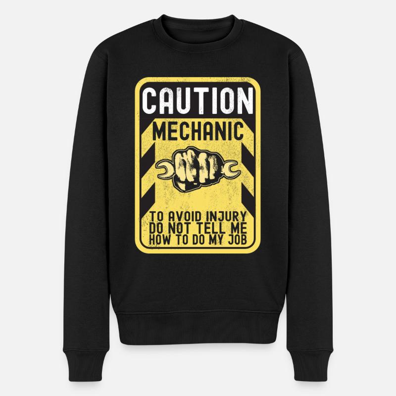 Mécanicien automobile Technicien en mécatronique - Pull Premium bio Homme - noir