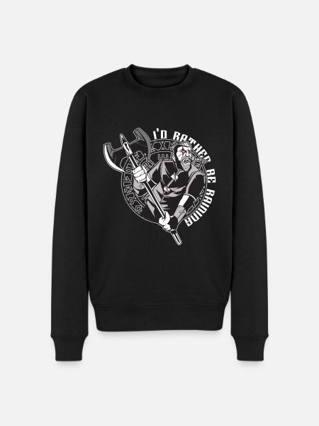 Vikinger Nordisch - Männer Premium Bio Pullover - Schwarz