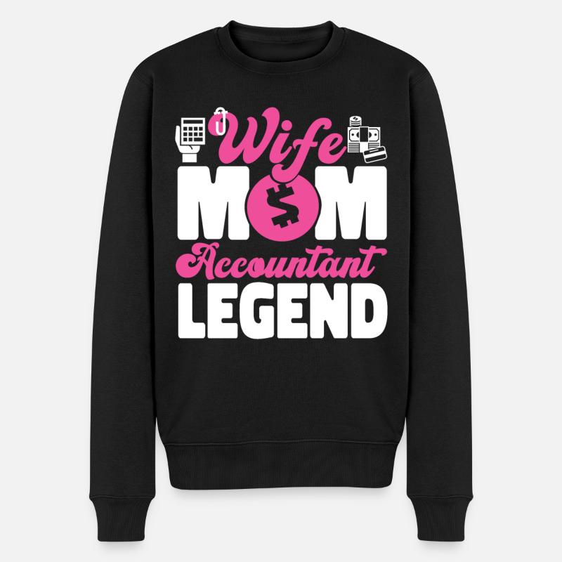 Comptable Comptable Comptable - Pull Premium bio Homme - noir