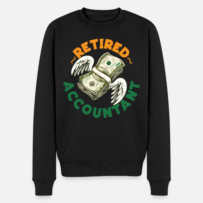 Comptable Comptable Comptable - Pull Premium bio Homme - noir