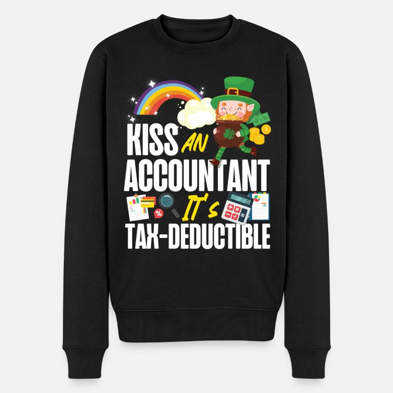 Comptable Comptable Comptable - Pull Premium bio Homme - noir