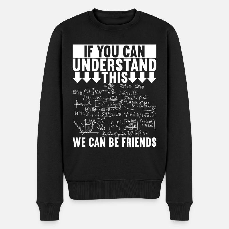 Professeur de mathématiques - Pull Premium bio Homme - noir