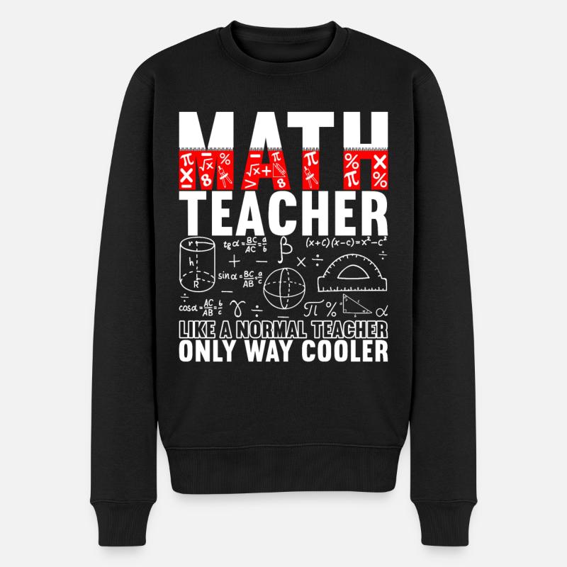 Professeur de mathématiques - Pull Premium bio Homme - noir