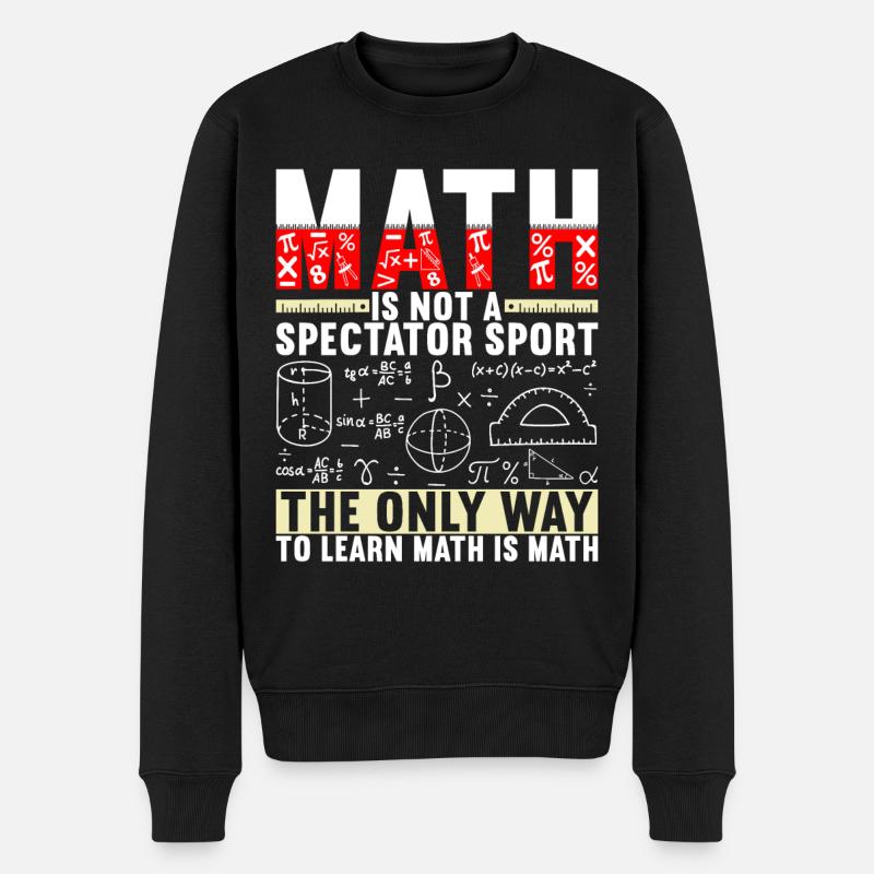 Professeur de mathématiques - Pull Premium bio Homme - noir