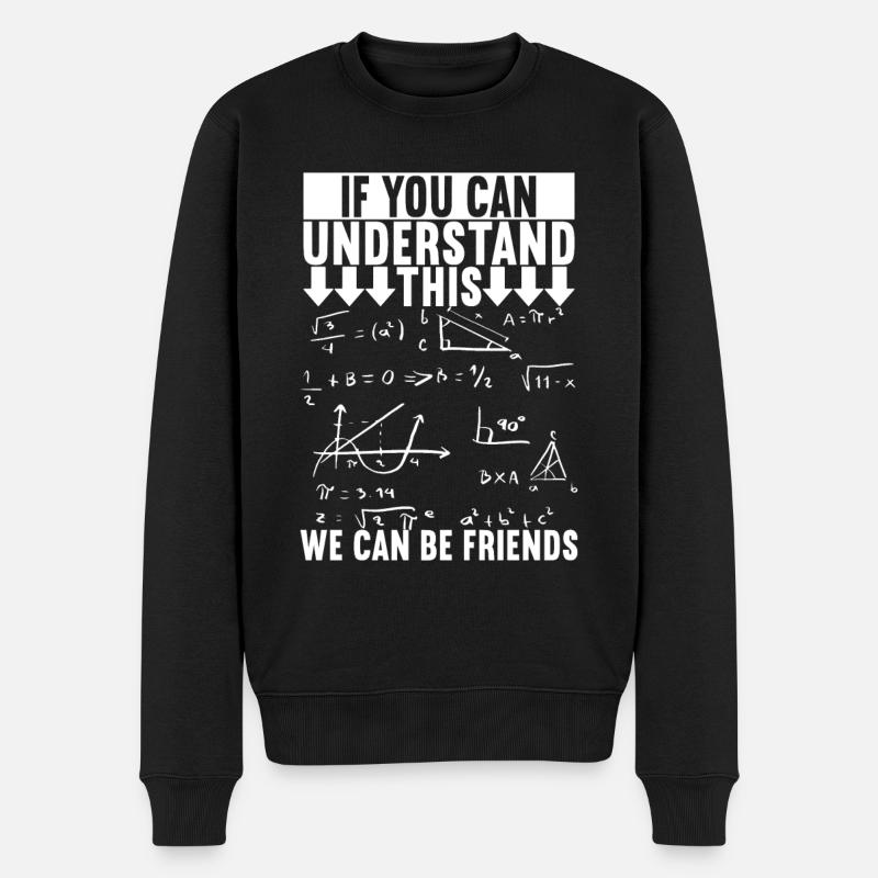 Professeur de mathématiques - Pull Premium bio Homme - noir