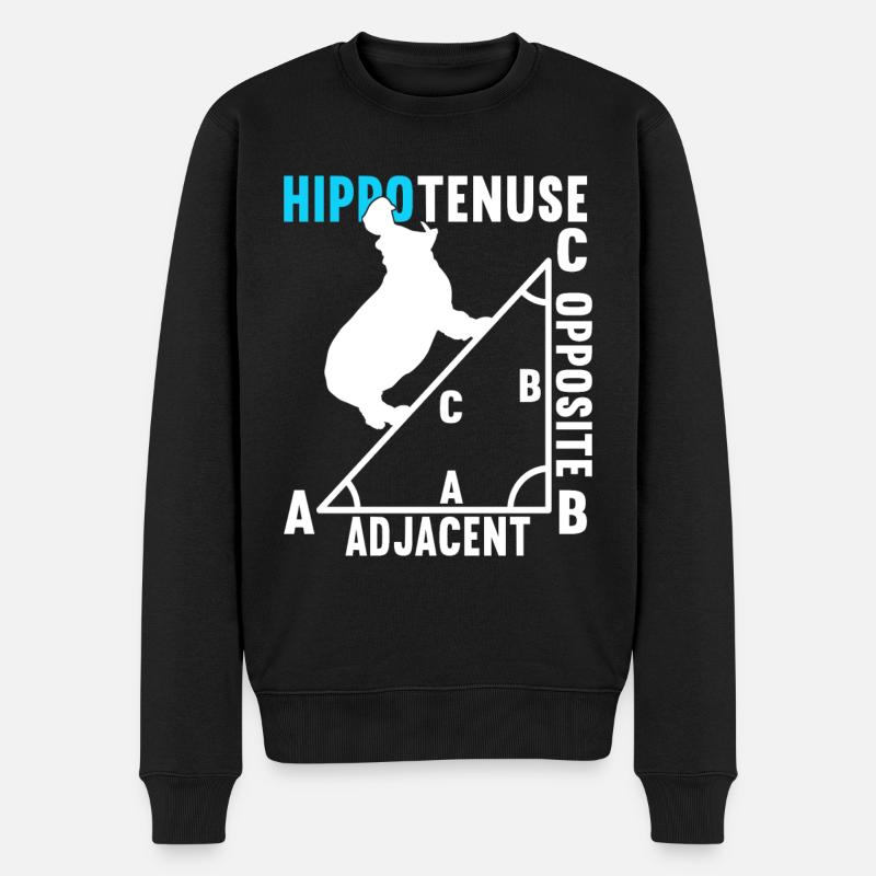 Math Math Teacher - Men's Premium Organic Jumper - black