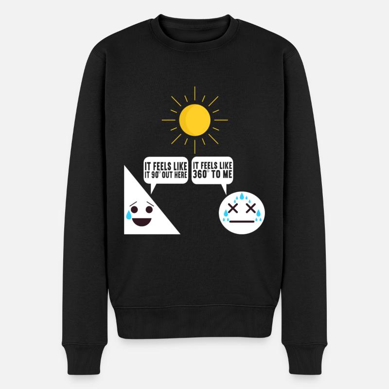 Mathe Mathelehrer - Männer Premium Bio Pullover - Schwarz