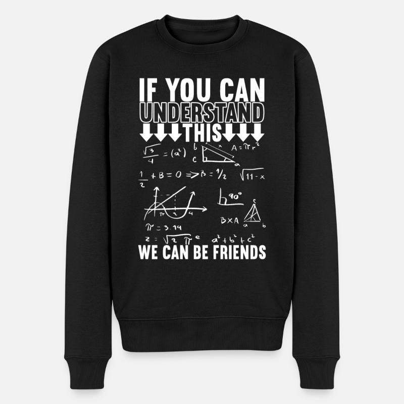 Professeur de mathématiques - Pull Premium bio Homme - noir