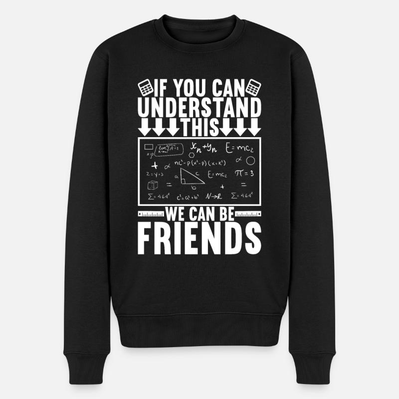 Professeur de mathématiques - Pull Premium bio Homme - noir