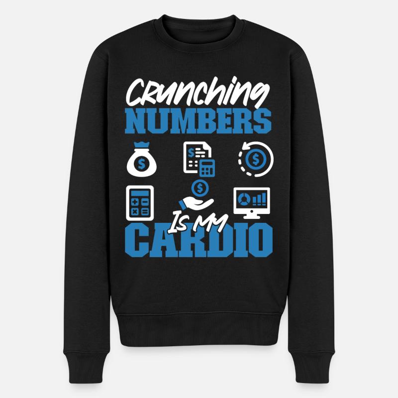 Comptable Comptable Comptable - Pull Premium bio Homme - noir