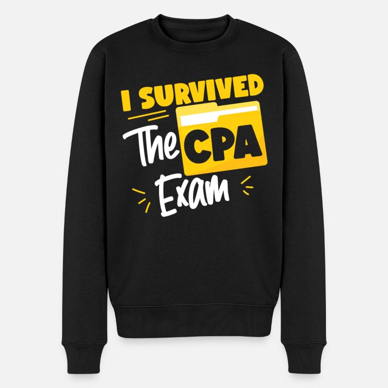Accountant Bookkeeper Accounting - Männer Premium Bio Pullover - Schwarz