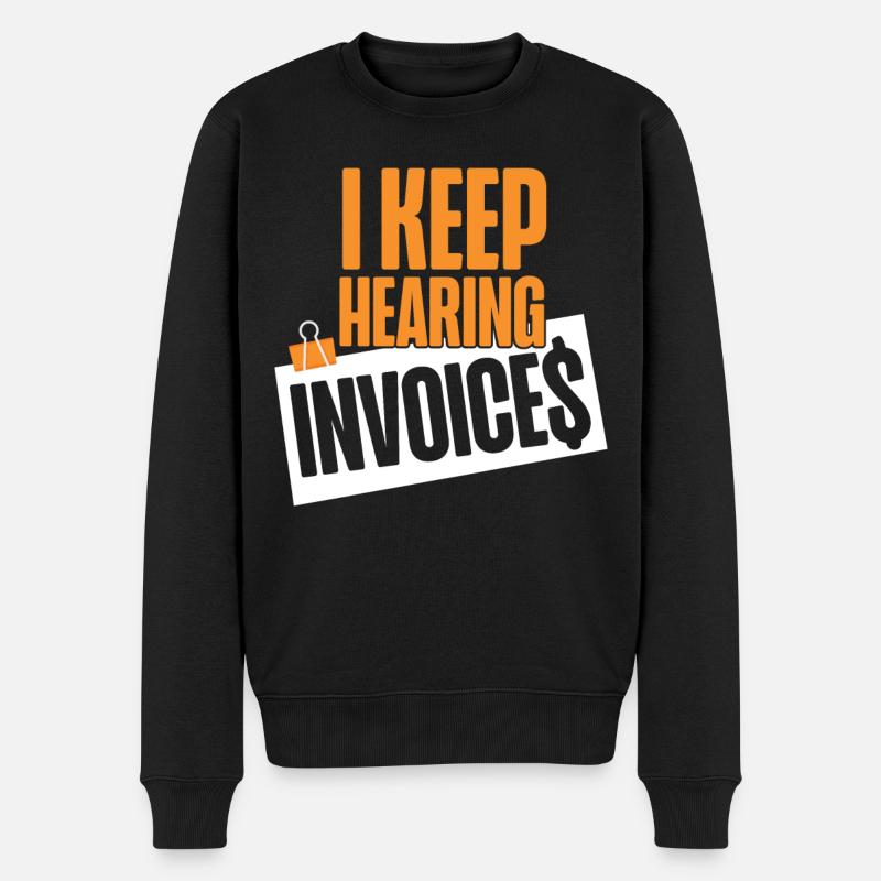 Accountant Bookkeeper Accounting I - Männer Premium Bio Pullover - Schwarz