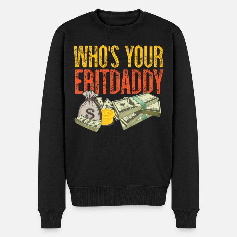 Comptable Comptable Comptable - Pull Premium bio Homme - noir