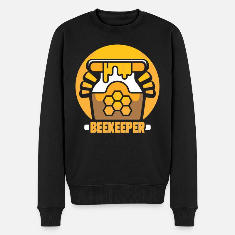 Apiculture Apiculture Apiculteurs Abeilles mellifères - Pull Premium bio Homme - noir