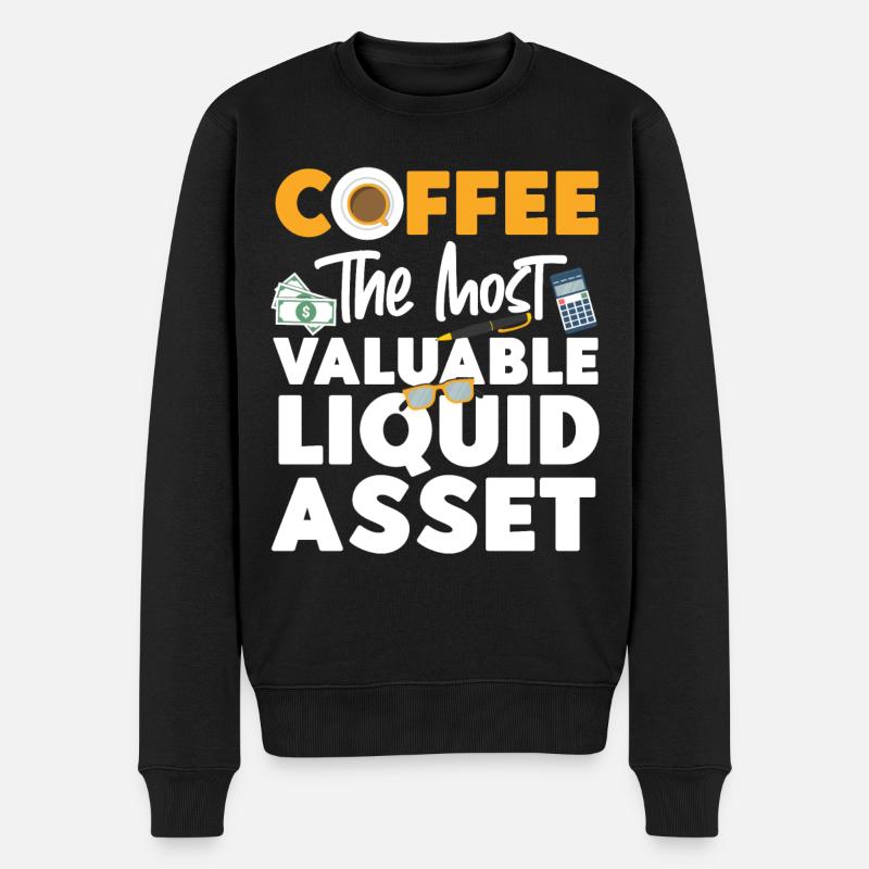 Comptable Comptable Comptable - Pull Premium bio Homme - noir