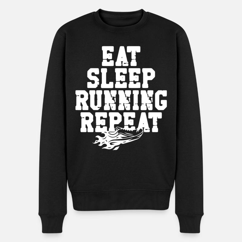 Running Runner Semi-Marathon - Pull Premium bio Homme - noir