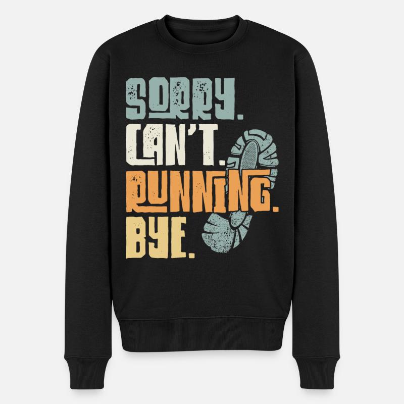 Running Runner Semi-Marathon - Pull Premium bio Homme - noir
