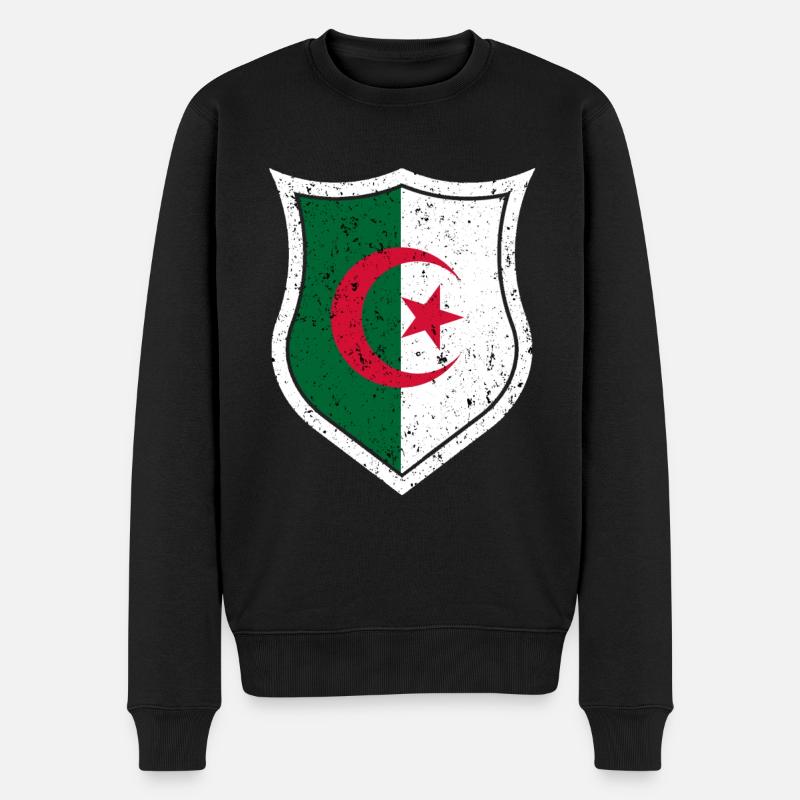 Algérie - Pull Premium bio Homme - noir