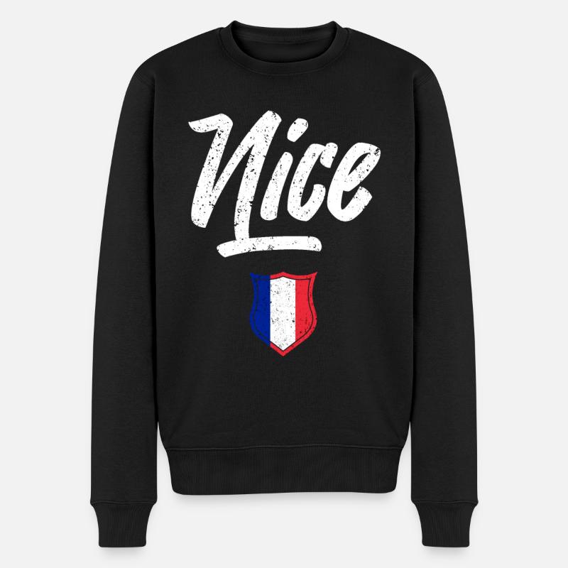 Nice - Pull Premium bio Homme - noir