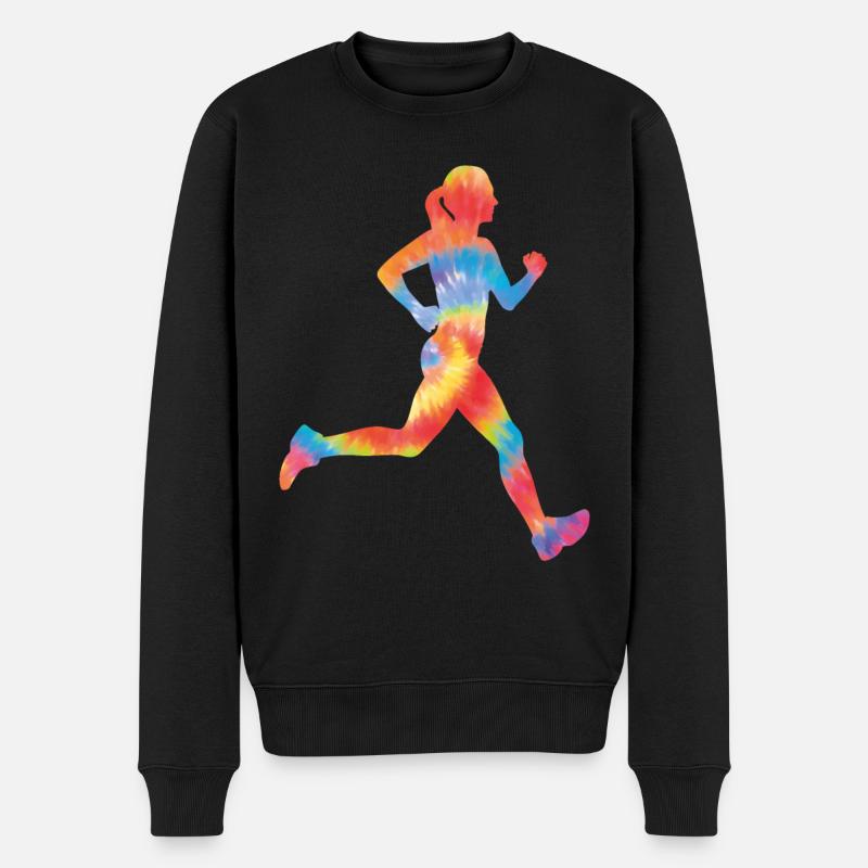 Running Runner Half Marathon Tie - Pull Premium bio Homme - noir