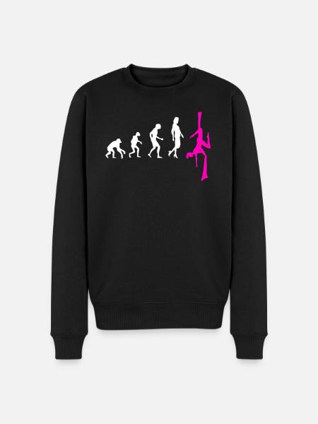 Aerial Silk Evolution - Aerial Circus - Men's Premium Organic Jumper - black