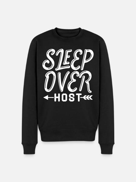 Overnight hosts Stay overnight Stay - Men's Premium Organic Jumper - black