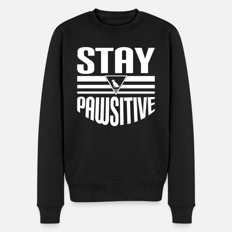 Restez pattesif - Pull Premium bio Homme - noir
