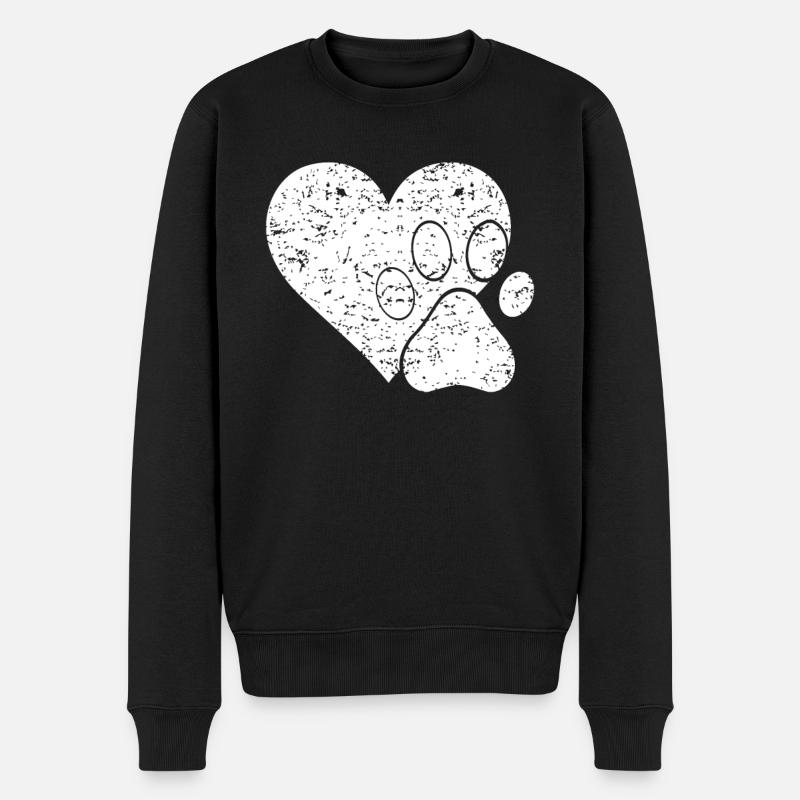 Cœur de patte - Pull Premium bio Homme - noir