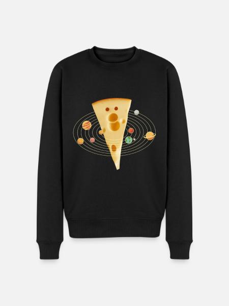 Cheese lovers Gouda cheese - Men's Premium Organic Jumper - black