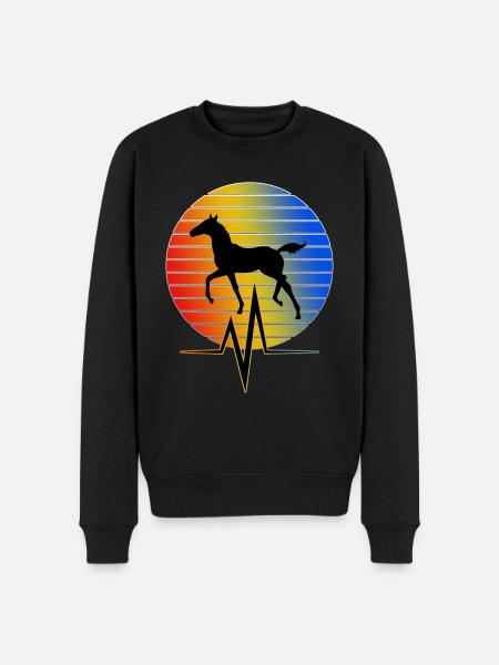 Cheval - EKG - Pull Premium bio Homme - noir