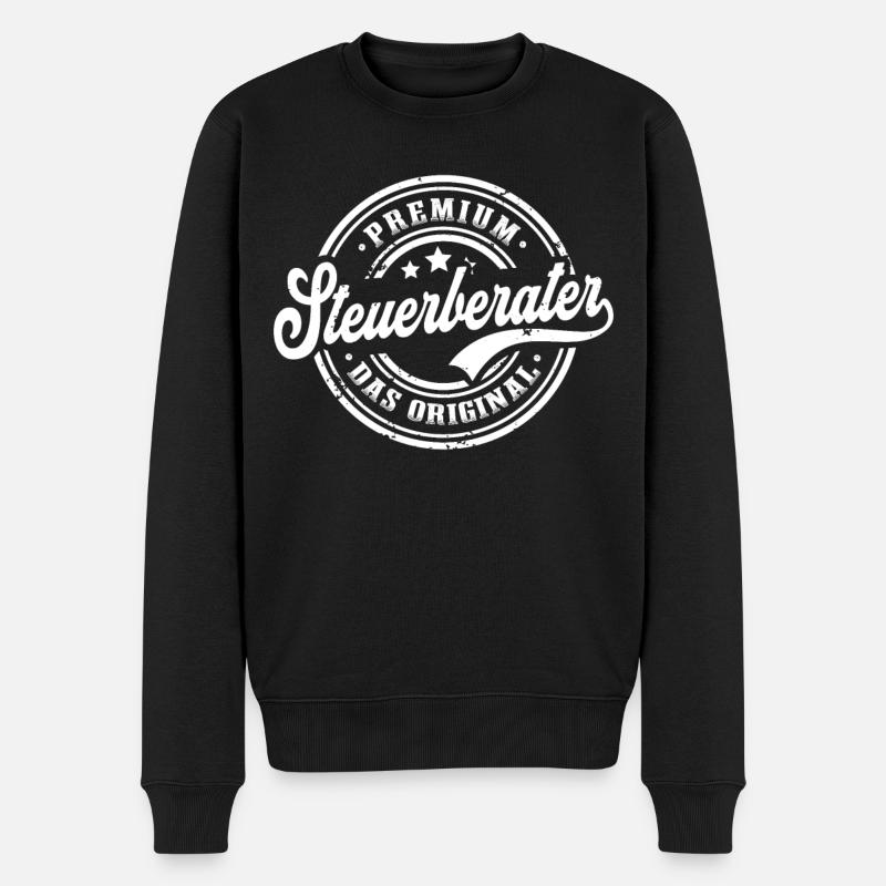 Steuerberater Original Steuerberatung - Männer Premium Bio Pullover - Schwarz