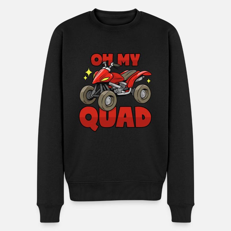 Quad pun, dicton ATV - Pull Premium bio Homme - noir