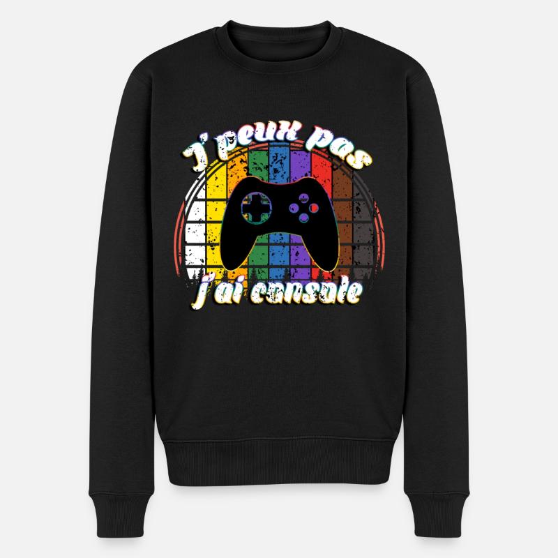J'peux pas j'ai console - Pull Premium bio Homme - noir